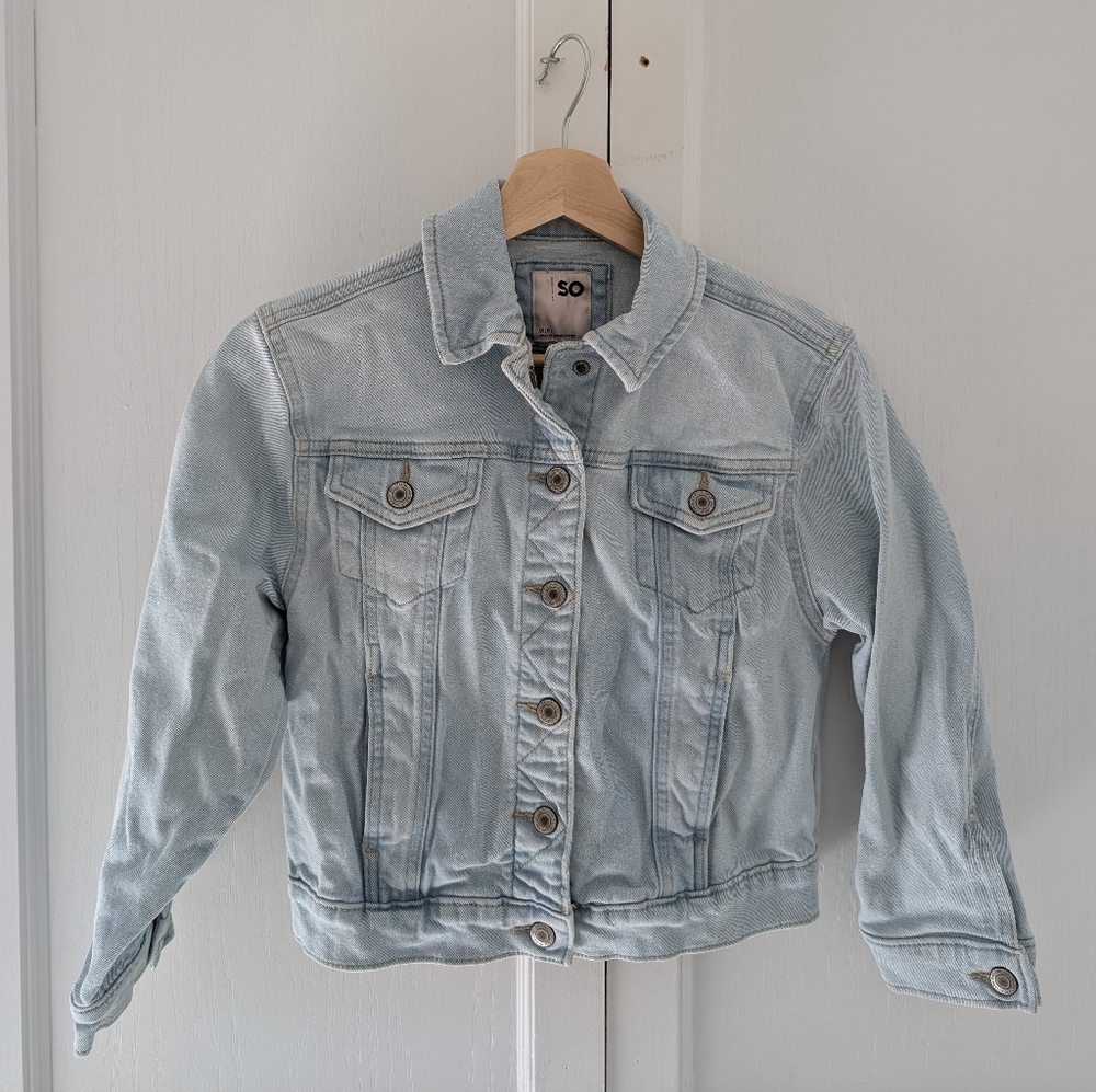 SO Girls Light Blue Denim Jacket